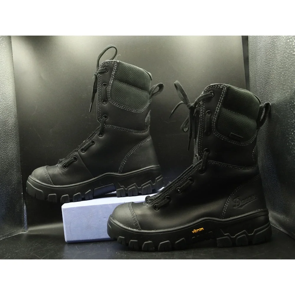Danner Modern Firefighter 8 Inch Black NMT Comp. Toe Waterproof Boots Mens 5.5